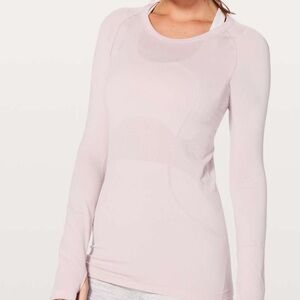 Lululemon Swiftly Long Sleeve - porcelain pink
